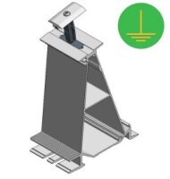 Hinterfuß Pro+ L10° Mitte Aluminium